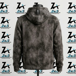 Sweat-shirt à capuche tie-dye pour homme, coupe classique, en molleton bouclette, décontracté, pour l'automne, marque privée - Product Image 2