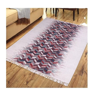 Meilleure qualité 100% tapis tissés d'intérieur brodés à la main nouveau coton matériel laine Logo vente exclusive pour tous les ensembles de tapis - Product Image 1