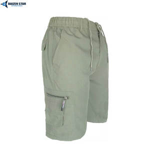 Shorts cargo décontractés en toile respirante et écologique à séchage rapide pour hommes - Idéal pour les voyages, les aventures et la randonnée, coupe ample - Product Image 4