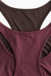 เสื้อกล้ามออกกำลังกายโยคะฟิตเนสสำหรับผู้หญิงไซส์ใหญ่ แห้งเร็ว ไม่หดตัว ระบายอากาศได้ดี ผ้ายืดสแปนเด็กซ์ ซักแล้ว - Product Image 6