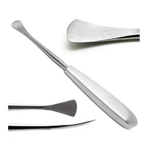 Élévateurs osseux chirurgicaux vétérinaires orthopédiques à double tête en acier inoxydable allemand, couteau à décoller, manuels, autoclavables - Product Image 1