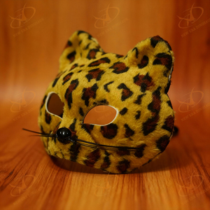 Custom Adult Halloween <strong>Tiger</strong> EVA <strong>Mask</strong> 1-Color Print for Role Play Costumes - Product Image 5