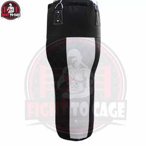 Saco de Boxeo de Cuero Negro y Blanco Duradero para Uppercut, Relleno de EPE de Alta Resistencia, Ecológico y Personalizable, Venta al por Mayor - Product Image 2