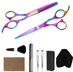 Tijeras de Peluquería Profesionales de Acero Inoxidable de 6.0 Pulgadas, Herramientas de Estilismo, Juego de Tijeras de Peluquería de Primera Calidad - Product Image 6