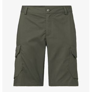 Men's Solid Casual Cargo Shorts-Canvas <b>Elastic</b> Waist Breathable & Waterproof Quick Dry - Product Image 3