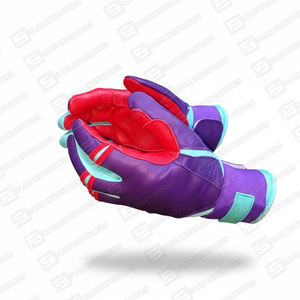 Gants de frappe de baseball/softball en cuir au prix de gros pour adultes, jeunes, entraînement professionnel avec options de manchettes longues et courtes - Product Image 6