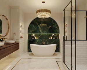 Salvere Freestanding Durable Eco-Friendly Oval Acrylic Bathtub FW-8820-60 Modern Soaking Tub for <b>Bathroom</b> - Product Image 4