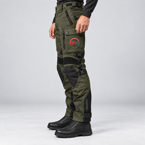 Pantalon de moto haut de gamme avec tissu résistant, coupe confortable, design protecteur, construction respirante pour la conduite à moto - Product Image 4
