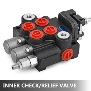 Valvola di Controllo Idraulica a 2 Bobine con Joystick, 11GPM, Valvola Direzionale Idraulica per Trattori a Doppia Azione per Sistemi Idraulici - Product Image 5