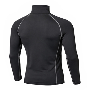 Custom logo <b>Compression</b> <b>Shirt</b> With Neck Guard Cut Resistant Neck Protect Base Layer Sports Protective Gear - Product Image 4