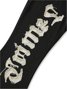 Pantalones Deportivos 100% Algodón para Hombre, Pantalones Deportivos de Forro Polar Grueso, Estilo Urbano, Cintura con Cordón, Pantalones Deportivos Holgados con Logotipo Personalizado - Product Image 6