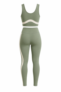 Conjunto Deportivo Premium para Yoga y Gimnasio para Mujer, Sujetador Deportivo que Absorbe la Humedad, Leggings de Cintura Alta, Fabricante Mayorista OEM ODM - Product Image 6