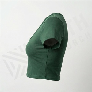 Top Corto para Uso en Exteriores, Ropa de Moda para Mujer, Camiseta de Estilo Nuevo, Ropa Deportiva Elegante, Ropa de Gimnasio - Product Image 3