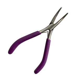 Alicates de alta calidad para extensiones de cabello, herramienta duradera para instalación y extracción de microanillos. - Product Image 1