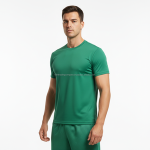 Camiseta Deportiva Personalizada de Malla Transpirable Birdseye, con Logotipo Personalizado, de Secado Rápido para Hombre, Lisa, de Alta Calidad - Product Image 2