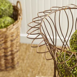 Handmade Copper <b>Wire</b> Tabletop Vase Bohemian Style Decorative <b>Flower</b> Holder for Home Interior - Product Image 3