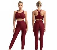 Nouvel ensemble de yoga et de fitness décontracté pour femmes, design élégant, respirant, léger, grandes tailles, vêtements de sport, fabricant