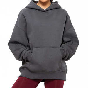 Sudaderas Extra Grandes Personalizadas para Mujer al por Mayor, Sudaderas con Capucha para Mujer, Hombros Caídos, Sudaderas y Camisetas de Alta Calidad para Mujer - Product Image 1