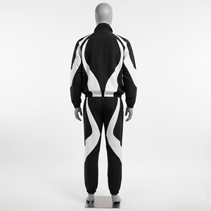 Custom Logo Men's Summer Nylon Windbreaker Sets Breathable Jacket and Joggers Pants Plus Size Two Piece Windbreaker Sets - Product Image 6