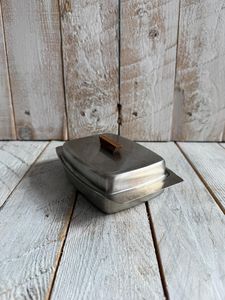 Metal Butter <b>Storage</b> Container with Cover for Fridge & Countertop - Product Image 2