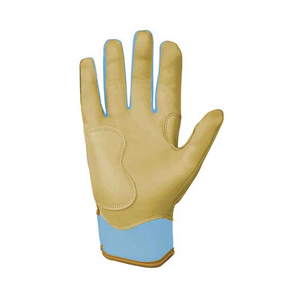 Gants de frappeur de baseball OEM ambidextres en polyester et coton avec fermeture auto-agrippante, gants de sport respirants en cuir - Product Image 2