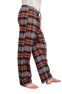Pantalones de Pijama de Franela a Cuadros para Hombre, Ropa de Dormir Suave y Transpirable, Pantalones de Salón con Cintura Elástica, Ropa de Dormir Personalizada OEM para Hombre - Product Image 2