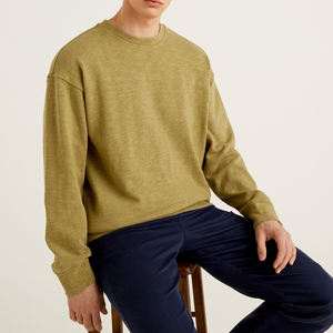 Sweat-shirt pour homme en coton avec impression de logo personnalisée, style décontracté, coupe confortable, vente chaude - Product Image 3