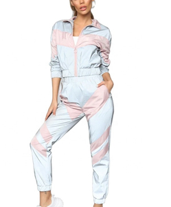 Conjuntos Deportivos de Moda para Mujer de Alta Calidad Personalizados, Ropa Deportiva Ajustada de Venta Caliente, Chaqueta Cortavientos para Mujer - Product Image 1