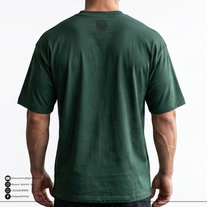 Camiseta Verde de Manga Corta para Hombre con Estampado de Mono, Corte Regular, Estilo Casual, Cuello Redondo, de Algodón Jersey, Unisex - Product Image 2