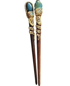 Accesorio para el Cabello Hecho a Mano con Labradorita y Piedras Curativas, Estilo Boho, para Niñas y Mujeres - Product Image 1