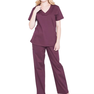 Premium stretch fabric <b>scrubs</b> Hospital staff uniforms Medical professional sets Custom logo <b>scrubs</b> - Product Image 1