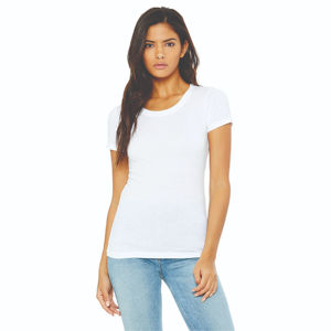 Camiseta de algodón ecológica personalizada para mujer, transpirable, antiencogimiento, diseño de cuello redondo, para verano, correr, fitness, entrenamiento, lisa, regular - Product Image 2