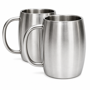 Custom Logo Double Wall Stainless Steel Beer Mug Steel Water Tumbler Mug For Outdoor Camping <b>BBQ</b> Travel Tumbler Cup <b>Cheap</b> Pr - Product Image 1