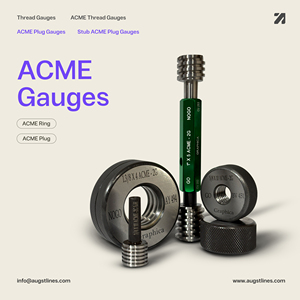 External ACME <b>Thread</b> Ring Gauge Set High Accuracy Go No Go Measuring <b>Tool</b> for Industrial and Production Use - Product Image 2