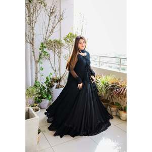 MAXI LONG FLAIR CON MENOS BORDE CONJUNTO CON DUPATTA CONJUNTO. AY-114 - Product Image 6