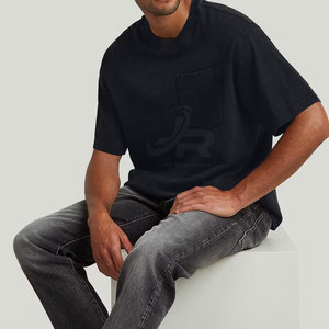 Camiseta de hombre con lavado ácido, diseño de logotipo y tamaño personalizados de marca privada, con mangas cortas y tela suave. - Product Image 4