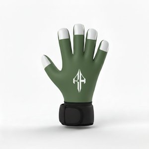 Gants de gardien de but unisexes de haute qualité, matière PU, lacets respirants, couleur personnalisée, logo, protection des doigts et du pouce, RIVIAN - Product Image 4