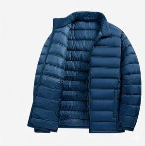 Fabricant professionnel de vêtements décontractés unisexes, veste matelassée pour homme, design personnalisé, rembourrage à bulles, hiver, grande taille, fermeture éclair - Product Image 6