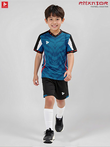 Ensemble de maillots de football personnalisés, séchage rapide, respirant, uniforme d'équipe de football, adultes, enfants, logo personnalisé, OEM ODM Phantor JP - Product Image 2