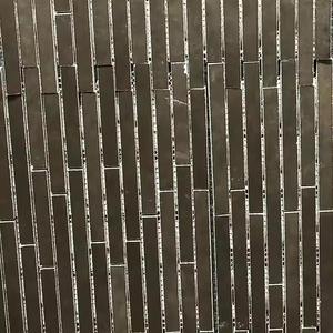 Decorative China Wholesale Porcelain <b>Mosaic</b> Cube Pattern Backsplash Waterproof Wear Resistant Heat Insulation Firebrick Tiles - Product Image 4