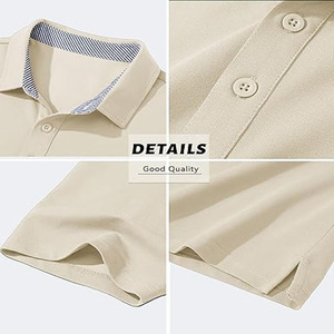 เสื้อโปโลชายคุณภาพพรีเมียม สีตัดกัน ผลิตจากวัสดุที่ดีที่สุด ขายส่ง  โพสต์โดย Dress Sports - Product Image 5