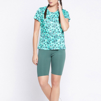 T-shirt de sublimation pour femmes, vêtements de sport respirants, t-shirt de sublimation pour femmes, vêtements de sport en polyester pour femmes