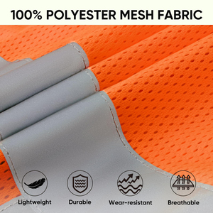 Chaleco de alta seguridad con cinta reflectante en colores neón brillantes para seguridad en sitios de trabajo industrial, equipo de protección para empleados de almacén - Product Image 4