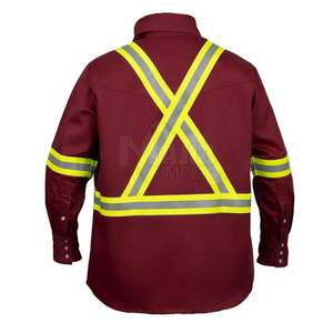 Camisa de Trabajo para Hombre, Manga Larga, Duradera, Uniforme de Oficina, Estilo Casual de Negocios, Camisa de Trabajo de Manga Larga - Product Image 2