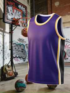 Maillot de basketball d'été haut de gamme pour hommes, idéal pour l'entraînement et les matchs, avec option d'impression par sublimation du nom et du logo. - Product Image 6