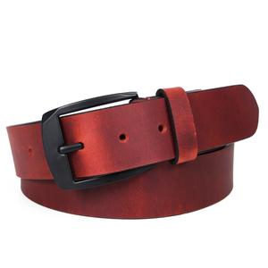 Ceintures en cuir véritable vintage de créateur, best-sellers 2026, pour adultes unisexe, option de vente en gros disponible, boucles en alliage, couleur personnalisable - Product Image 1