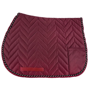 CLOVELIS IMPEX Tapis de selle pour concours de saut en mélange de laine, rembourrage polyester, respirant, emballage personnalisé, le plus vendu - Product Image 1