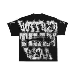 Camiseta personalizada de streetwear para hombre, cuello redondo, manga corta, corte holgado, algodón, informal, básica, para hombre - Product Image 2