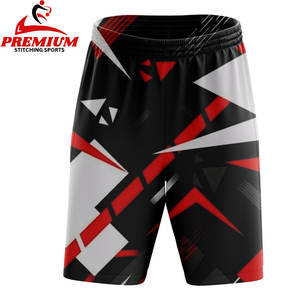 Pantalones Cortos Deportivos Personalizados con Logotipo para Hombre, Transpirables, de Secado Rápido, de Alta Calidad, al por Mayor de Fábrica, para Gimnasio, Baloncesto, con Cordón Ajustable, Estampado Casual - Product Image 5