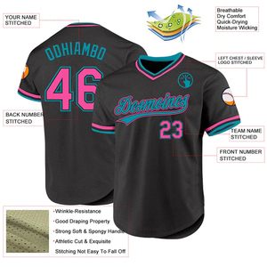 Maillot de baseball USA à boutons, uniforme personnalisé pour jeunes, adultes, hommes, femmes, vêtements de sport - Product Image 3